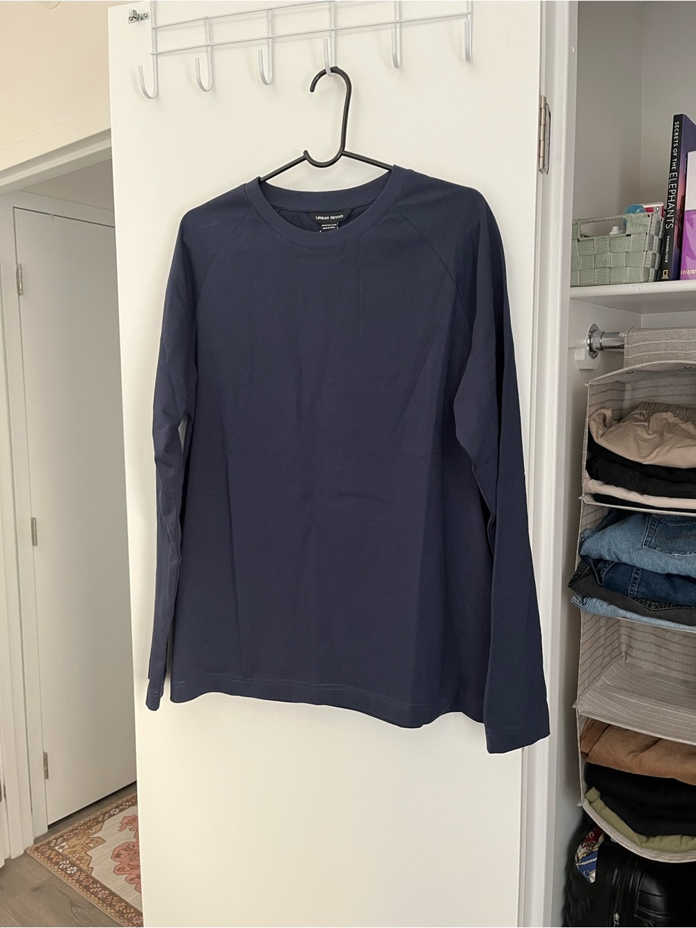 urban revivo cotton long sleeve men's top